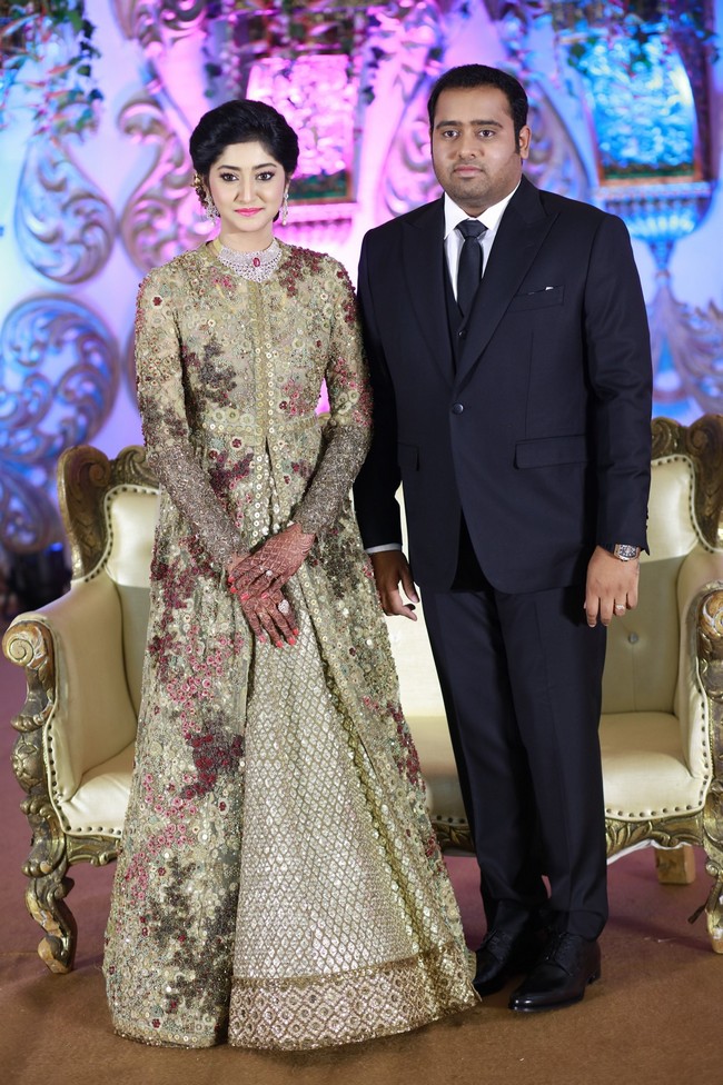 Producer Abinesh Elangovan - Nandhini Reception Stills